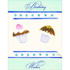 Cup Cake Card - Happy Birthday 1